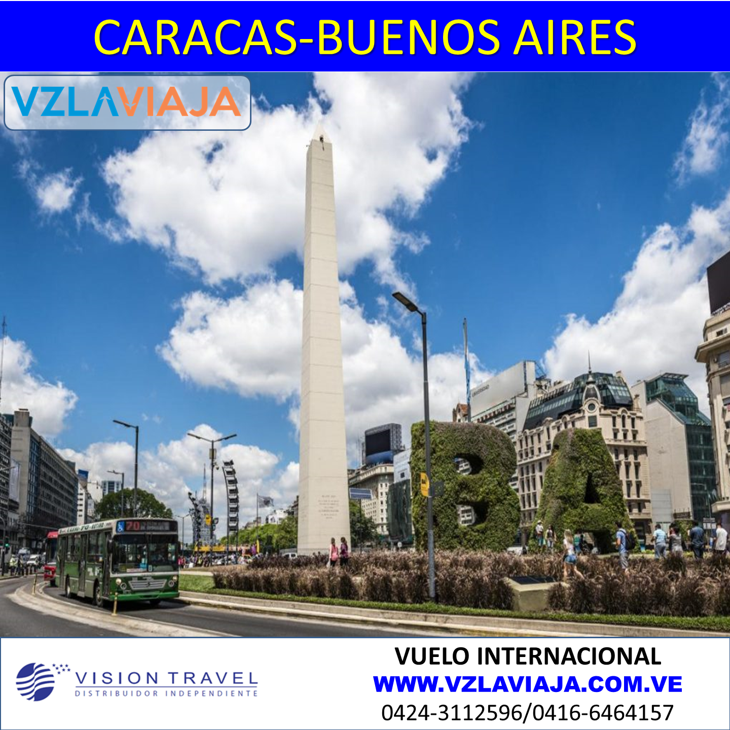 Aereo Buenos Aires a Caracas